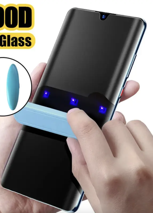 Защитное стекло для iPhone 14, UV Nano Liquid Glue Tempered Glass