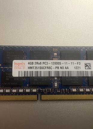 Оперативная память для ноутбука SODIMM DDR3 Hynix 4GB PC3-1280...
