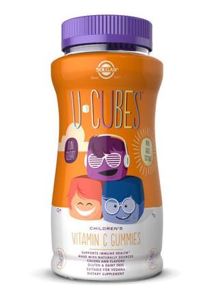 Витамины и минералы Solgar U-Cubes Childrens Vitamin C, 90 жел...