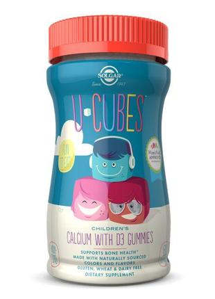 Вітаміни та мінерали Solgar U-Cubes Children's Calcium With D3...