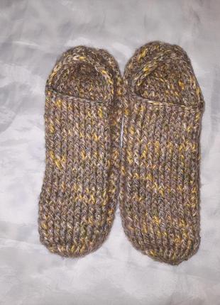 Теплые, вязаные носки, 34-36 размер.