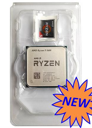 Ryzen 5 5600 4,4Ghz 32mb L3 6 ядер /12 потоков процессор AMD tray