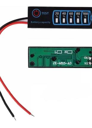 Универсальный LED индикатор заряда/разряда аккумуляторов li-io...