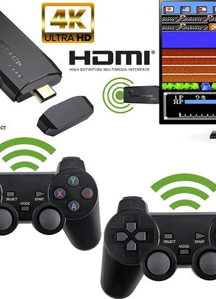 Игровая приставка Data Frog HDMI с двумя геймпадами 10000 Ретр...
