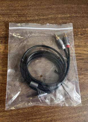Аудіо кабель Hoco UPA10 Aux mini Jack 3.5 mm - 2хRCA Cable 1.5 м