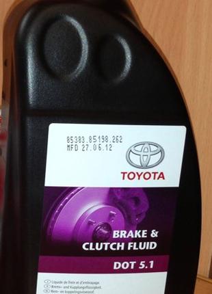 Жидкость тормозная DOT 5.1  1L Toyota 08823-80004
