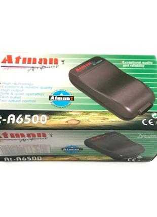 Двухканальный компрессор для аквариума atman at-6500, 360 л/ч