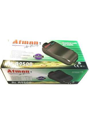 Двухканальный компрессор для аквариума atman at-9500, 540 л/ч