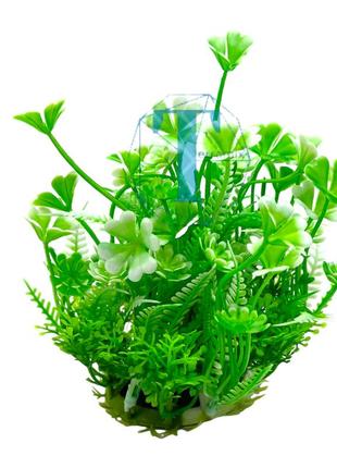 Искусственное растение для аквариума tr-104c с высотой 15 см