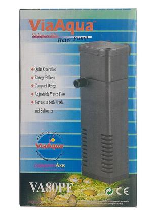 Внутренний фильтр для аквариума viaaqua va-80pf