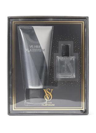 Подарочный набор victoria ́s secret platinum mini fragrance duo.