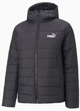 Черная мужская куртка puma essentials men's padded jacket нова...