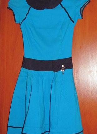 Платье женское 42 размер, голубое