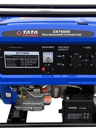 Генератор бензиновий з електростартером TATA ZX7500E 6KW