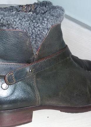 Кожаные ботиночки немецкого бренда sioux размер 37(23,5 см)