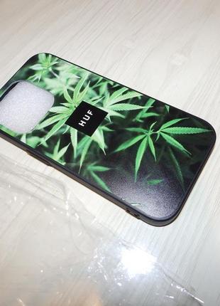 Чехол для iphone 14 pro huf marijuana конопля марихуана дизайн...