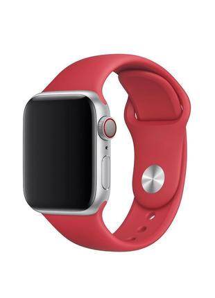 Ремешок Silicone Apple Watch 42/44 mm Red