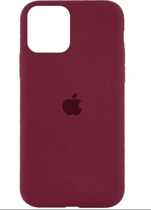 Силиконовый чехол для iPhone 13, цвет фуксия чехол для айфона