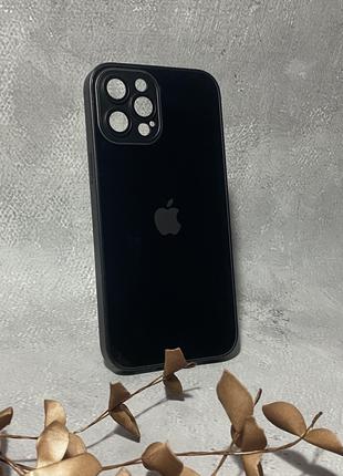 Чехол 9D AG-Glass Case для iPhone 12 Pro Max black