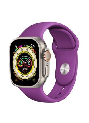 Ремешок Silicone Apple Watch 42/44 mm Grape