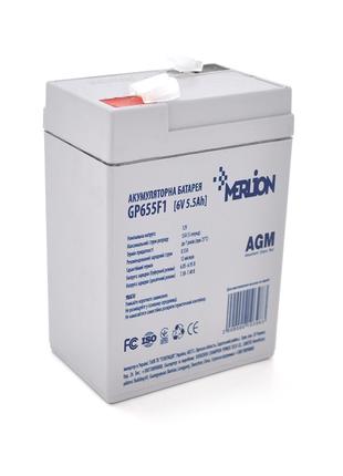 Аккумулятор GP655F1 AGM 6V 5,5Ah для весов и детских электромо...