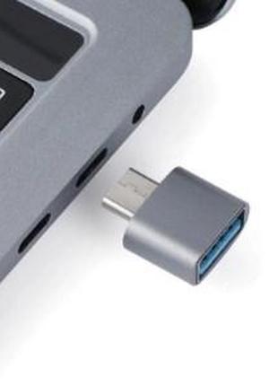 Адаптер перехідник USB to Type-C male OTG adapter apple macboo...