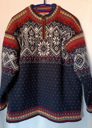 Вінтаж! вовняний чоловічий светр dale of norway р.s