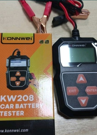 Тестер автомобільного акумулятора KONNWEI KW208 12V