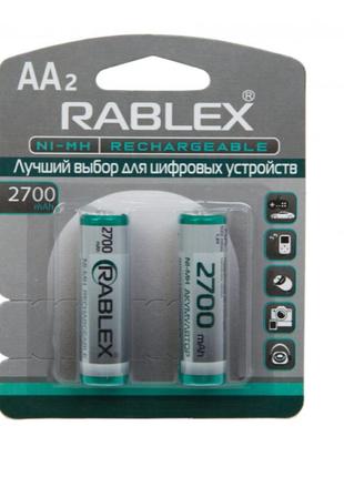 Аккумуляторы RABLEX HR6 RB-2700 ( 1.2V / 2700mAh / Ni-MH / AA ...