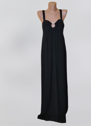 💖💖💖новое (сток) черное длинное легкое женское платье, сарафан ...