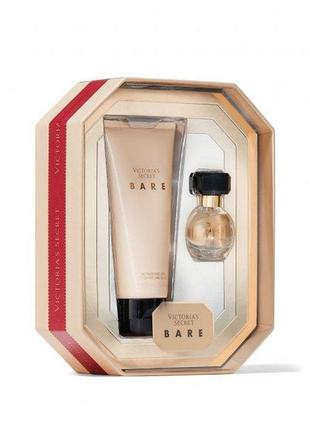 Подарочный набор victoria's secret bare парфюм и лосьон для тела