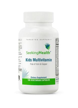 Мультивитамины для Детей, без железа и меди, Kids Multivitamin...