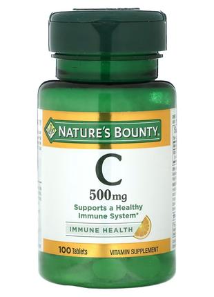 Витамин C, 500 мг, Vitamin C, Nature's Bounty, 100 таблеток