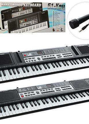 Синтезатор з мікрофоном mq6120, 61 клавіша