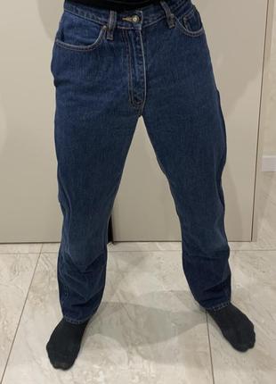 Джинсы классические jeans west мужские винтаж синие