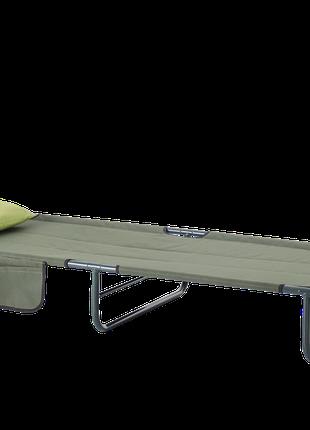 Раскладушка кемпинговая VITAN "Компакт" d25 мм зеленый меланж