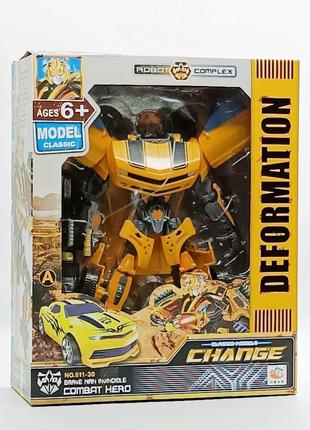 Робот-трансформер Shantou "Defomation" Бамблби желтый 611-30