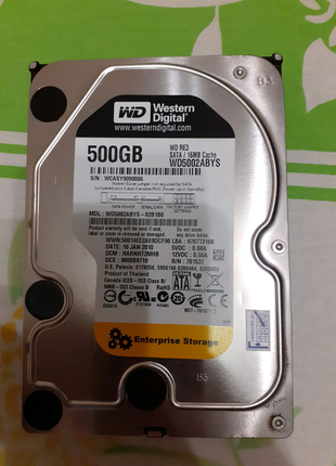 Жесткие диски Seagate ST31000528AS 1tb и WD WD5002ABYS