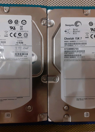 Серверный жесткий диск SAS Seagate Cheetan 15K.7 300 gb ST3300657