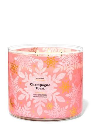 Ароматическая свеча bath and body works champagne toast