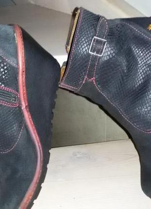 Классные кожаные ботинки бренда art размер 39 1/2 (26 см)