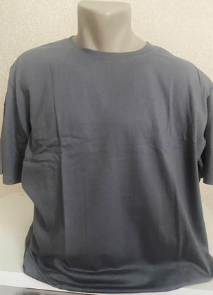 Мужская футболка хлопок cупербатал однотонная 66 размер