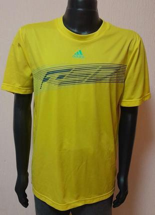 Шикарная футболка жёлтого цвета adidas f 50 made in vietnam, 💯...