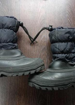 Зимові чоботи гумові 27-28 розмір 16-16.5 см устілка