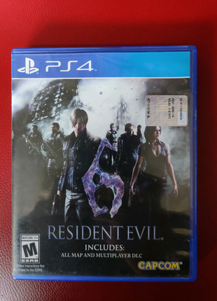 Игра диск Resident Evil 6 для PS4 / PS5 русские субтитры