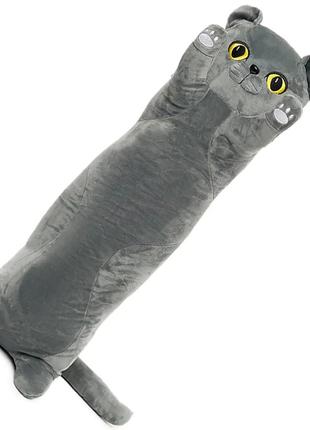 Мягкая игрушка "Кот батон" K15312 серый, 100 см