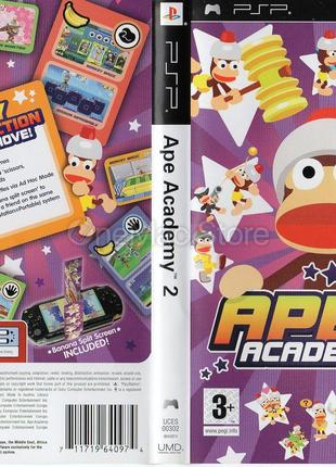 Диск PSP UMD с игрой Ape Academy 2