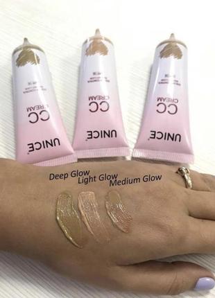 Cc крем для обличчя university юнайс deep glow 50ml.