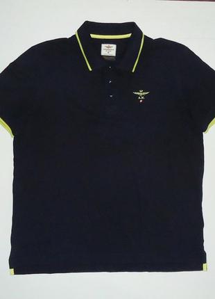 Футболка  aeronautica militare polo blue 2022г (xl-xxl)