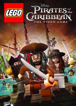Диск PSP UMD с игрой LEGO Pirates of the Caribbean:The Video Game